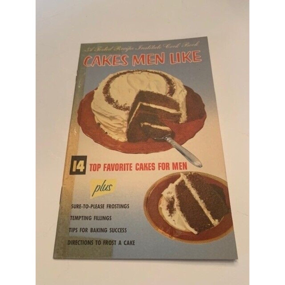 Vintage Western Electric Cakes Men Like 1954 Booklet Cookbook Recipes